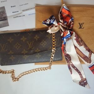 Authentic Louis Vuitton Monogram Long Envelope Wallet